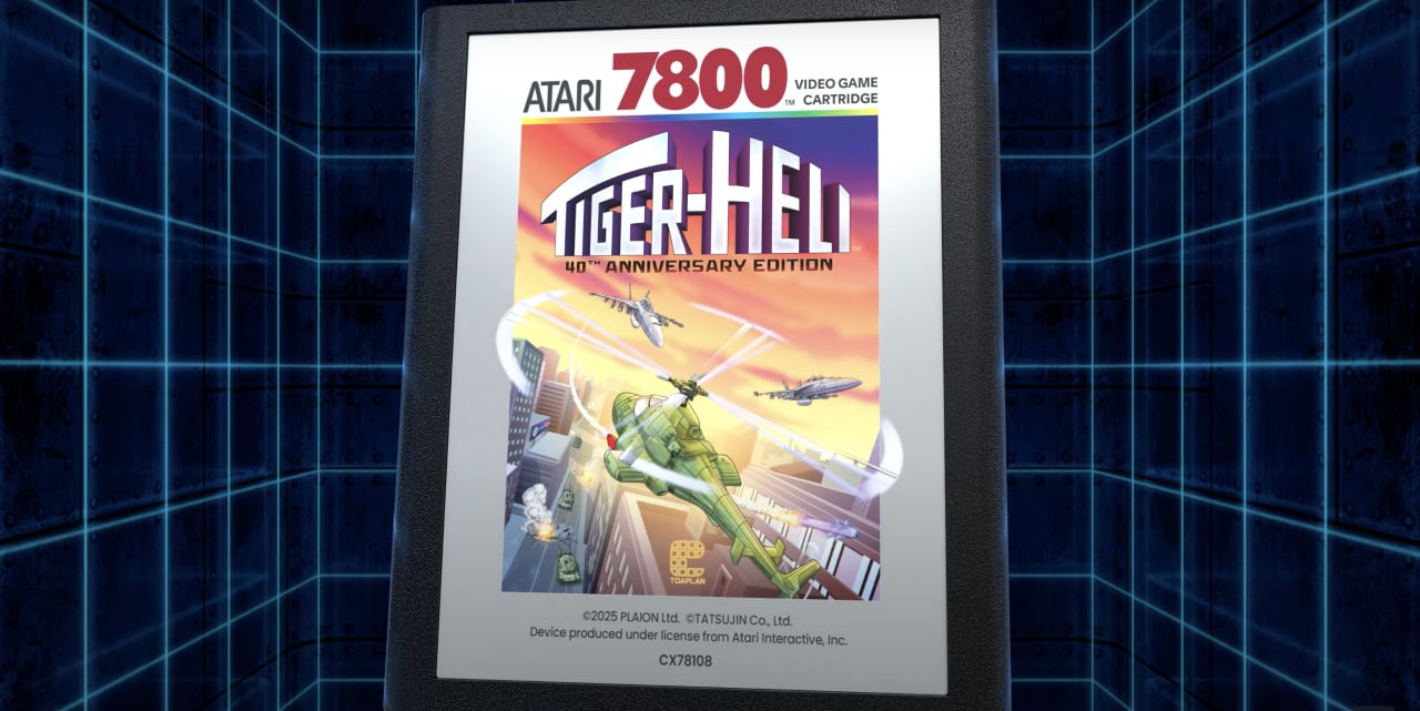 Tiger-Heli chega ao Atari 2600+ e 7800+: saiba mais!
