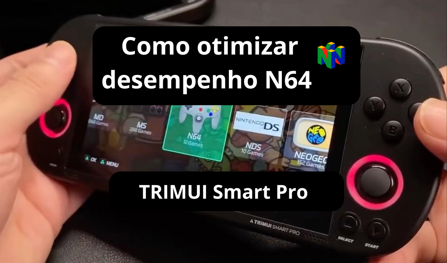 Guia Completo de Emulação de N64 no TRIMUI Smart Pro com CrossMixOS