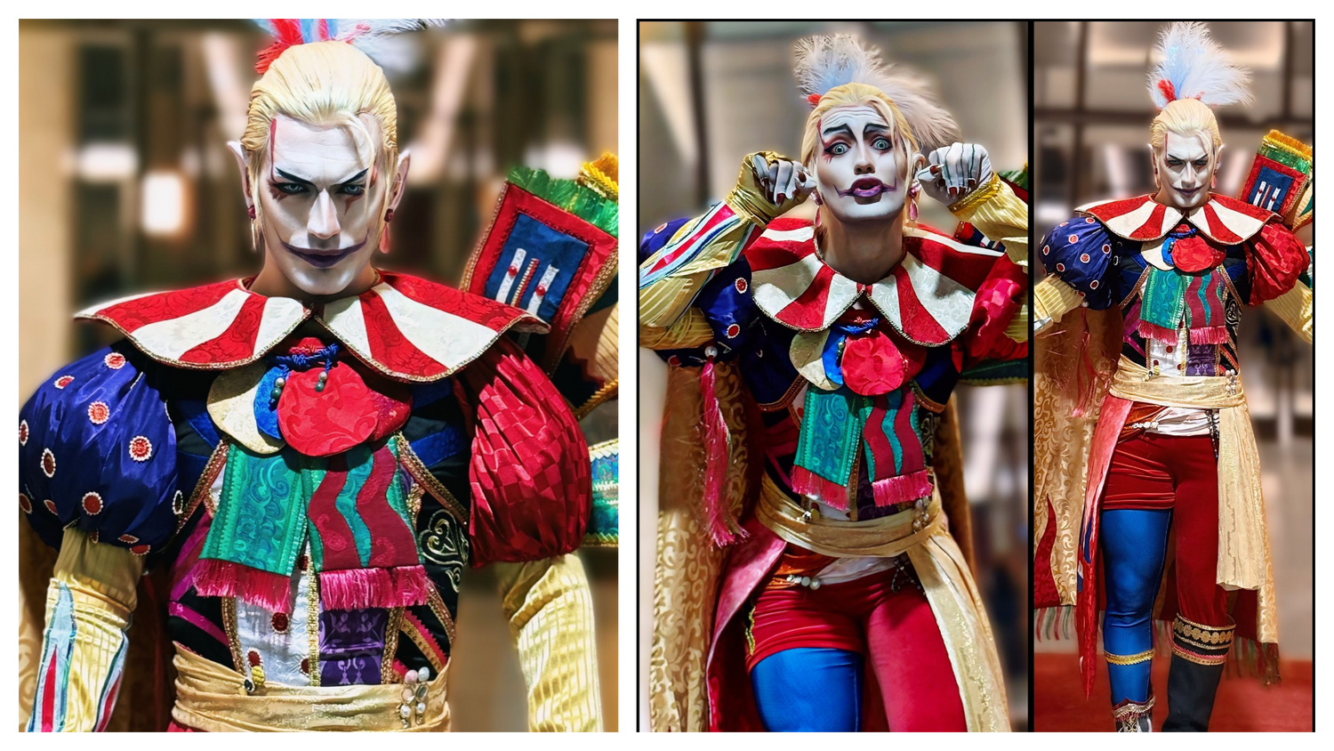 Cosplay de Kefka em Final Fantasy VI conquista Nobuo Uematsu