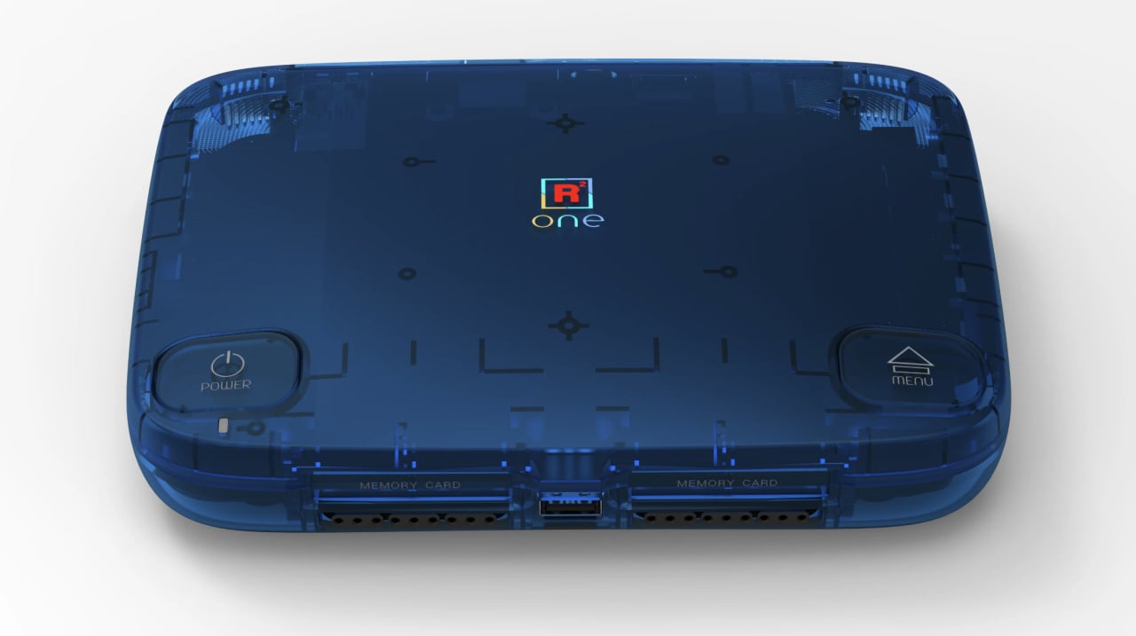 その他 superstation one transparent blue SuperStation One: A Nostalgia do PS1 com UI Personalizável