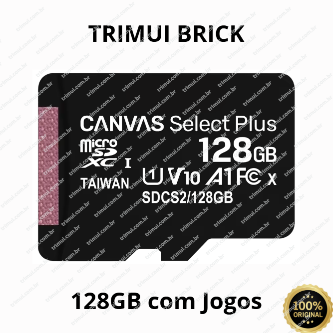 Cartão CrossMix-OS Trimui Smart Pro com Jogos – 64GB, 128GB e 256GB