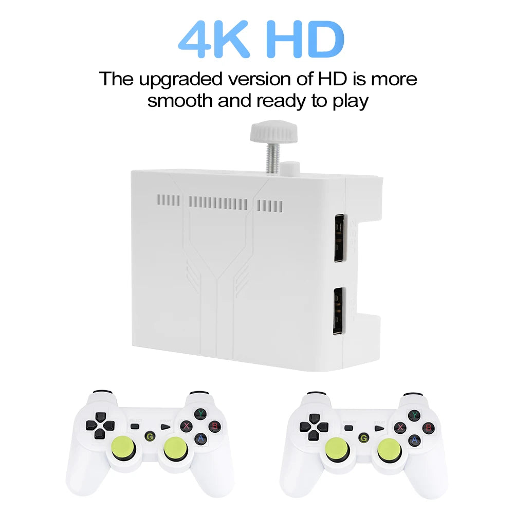 Game Stick 4K HD Y7 - Sistema Linux com 256G e 12.000 Jogos