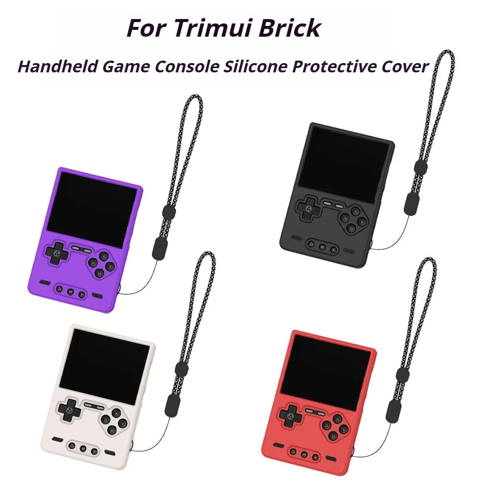 Capa de Silicone para Console Trimui Brick - Case Protetora Anti-Riscos