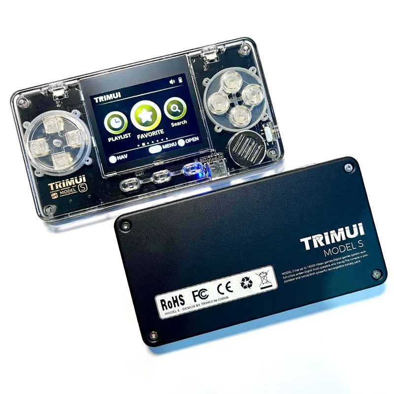 TRIMUI Modelo S Original Vídeo Game Portátil 15000+ Jogos Clássicos GBA, ARCADE, PS e Muito Mais