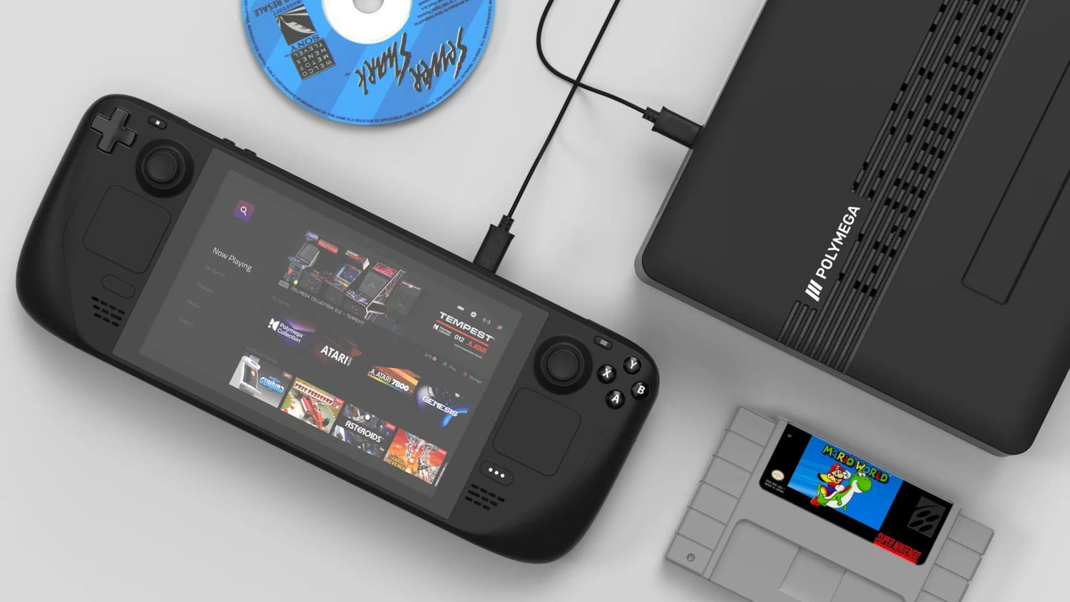 Jogue seus jogos retro digitalizados no Steam Deck com Polymega
