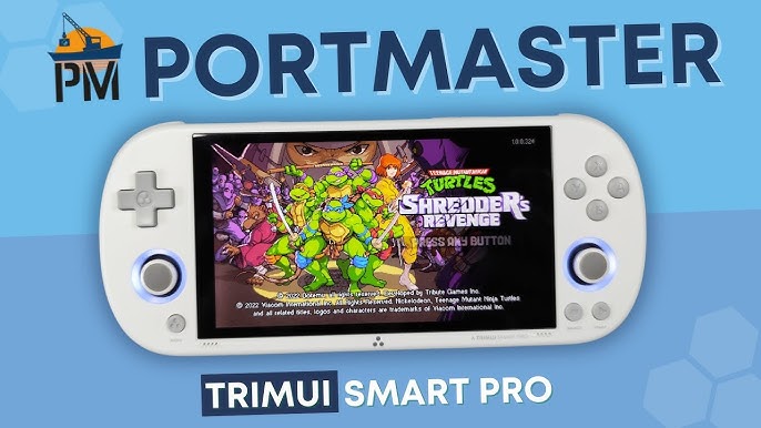 PortMaster ejecutando Shredder's Revenge en Trimui Smart Pro