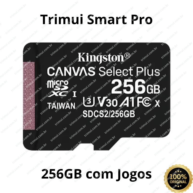 Cartão CrossMix-OS Trimui Smart Pro com Jogos – 64GB, 128GB e 256GB