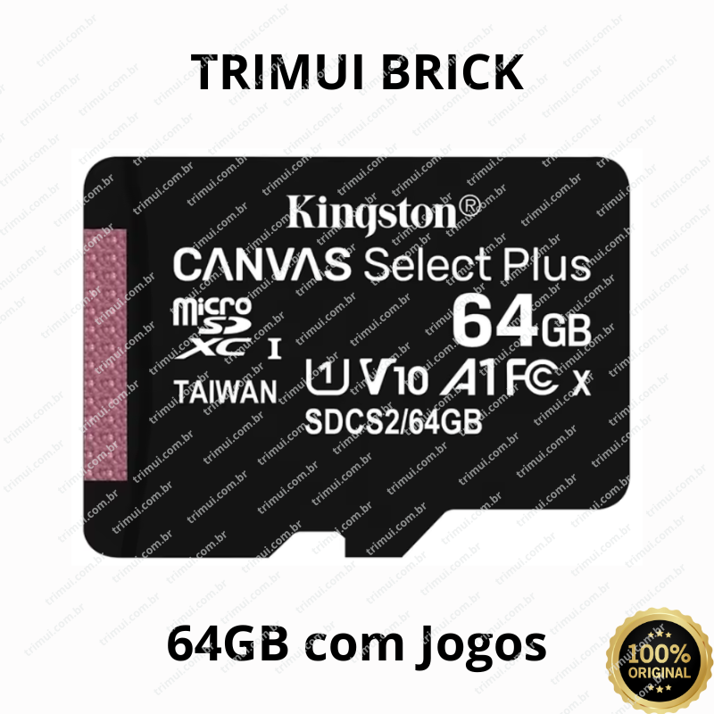 Cartão de Jogos TRIMUI BRICK – 64GB, 128GB e 256GB