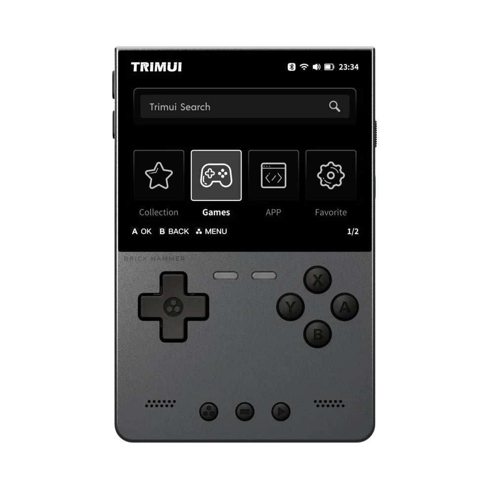 Console Vídeo Game Portátil TRIMUI Brick Hammer - 64GB, 128GB ou 256GB