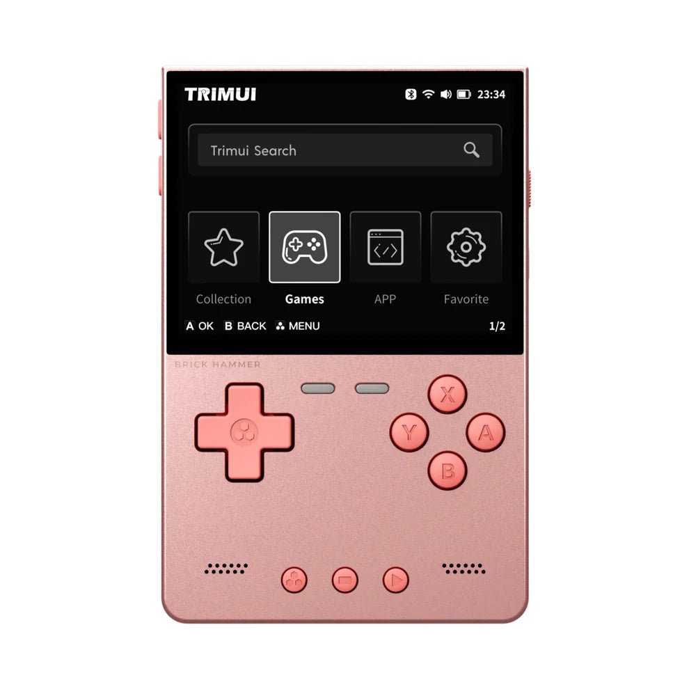 Console Vídeo Game Portátil TRIMUI Brick Hammer - 64GB, 128GB ou 256GB