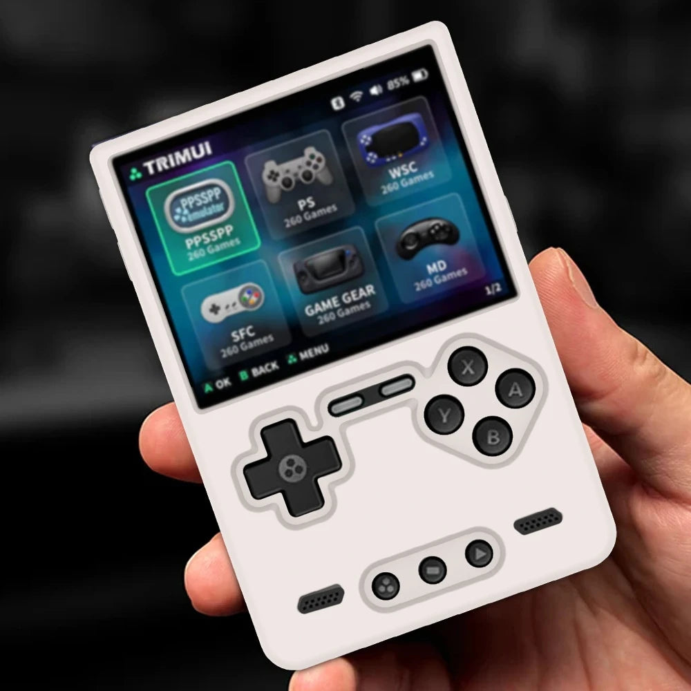 Capa de Silicone para Console Trimui Brick - Case Protetora Anti-Riscos